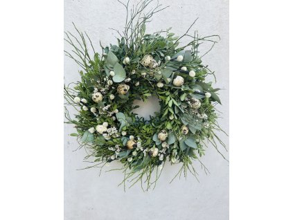 Věnec s křepelčími vajíčky 40-45 cm