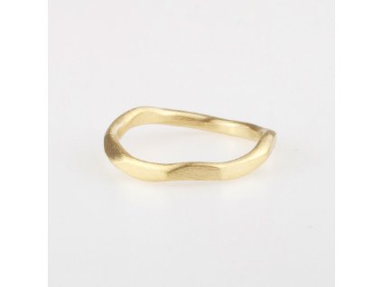 Ring AURI / matt – Gelbgold