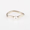 Ring AURI MIT PERLE/ Silber, vergoldet