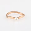 Ring AURI MIT PERLE/ Silber, vergoldet