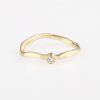 RING AURI MIT BRILLIANT / matt