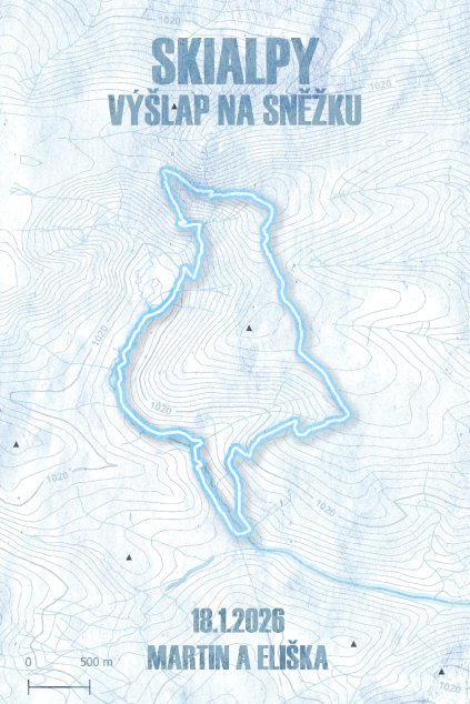 Winter bez ramu 100x150