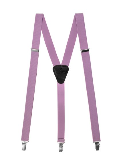 Šeříkové šle s koženým středem