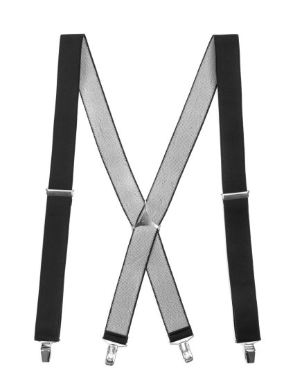 Černé šle s kovovým středem