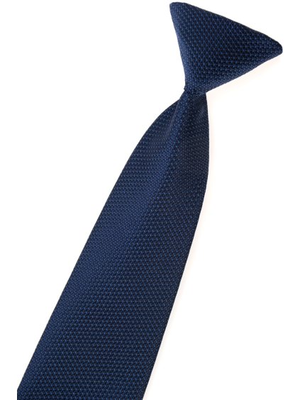 Modrá dětská kravata s hadí strukturou