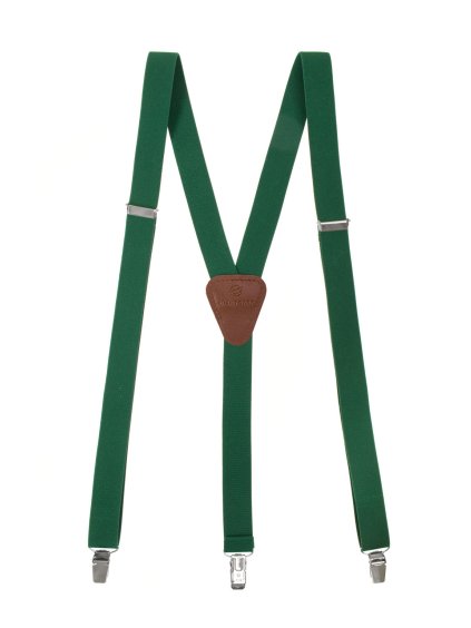 Smaragdové šle s hnědým středem