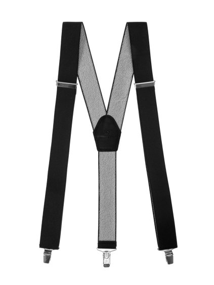 Černé široké šle s černým středem