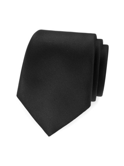 Černá matná kravata