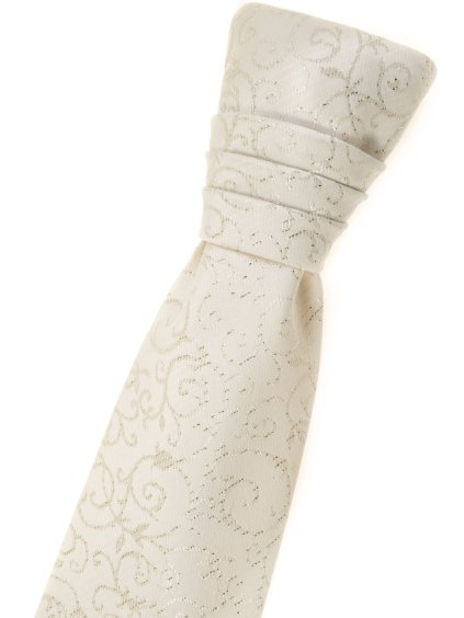 Smetanová dětská regata se třpytivým vzorem + kapesníček