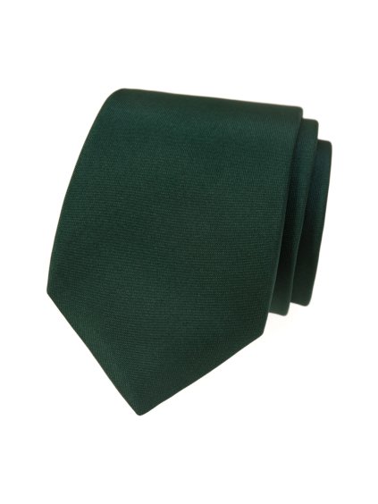 Zelená matná kravata