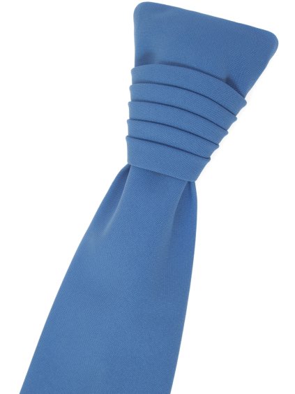 Modrá pánská regata + kapesníček do saka