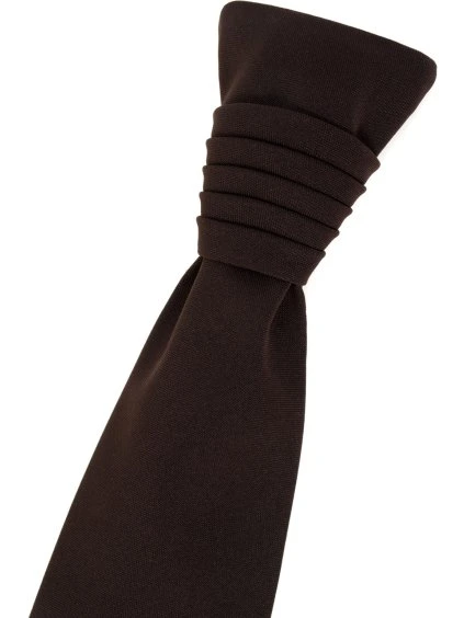 Hnědá pánská regata + kapesníček do saka