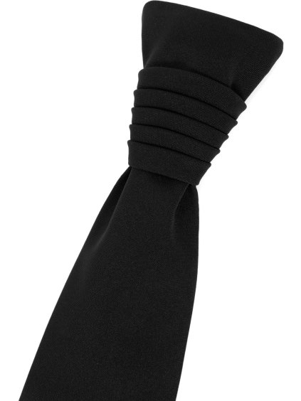 Černá pánská regata + kapesníček do saka