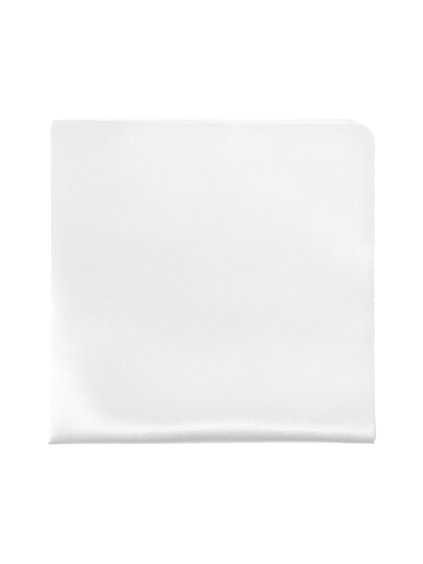 Bílý jednobarevný kapesníček