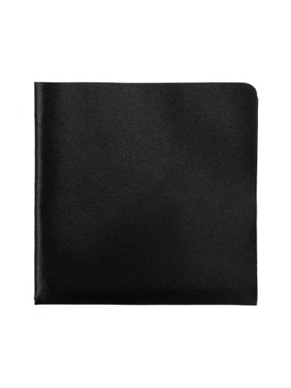 Černý jednobarevný kapesníček
