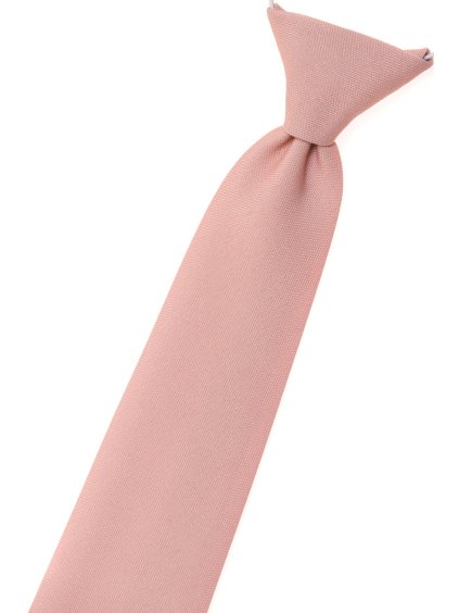 Pudrová dětská kravata (44 cm)