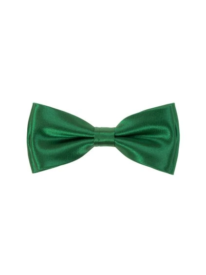 Zelený pánský motýlek + kapesníček do saka