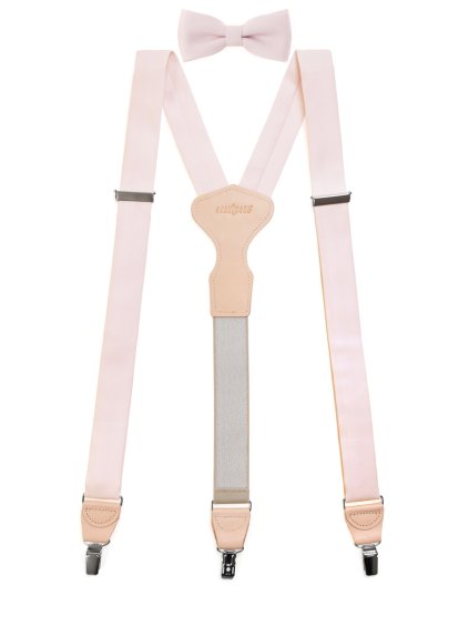 Světle pudrová pánská sada – béžový střed