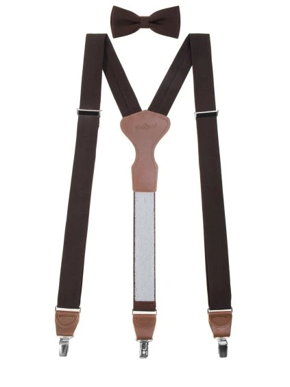 Hnědá pánská sada – tmavě hnědý střed