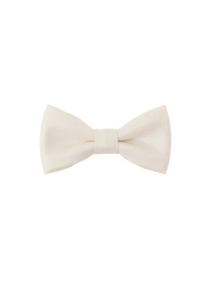 Smetanový bavlněný mini dětský motýlek