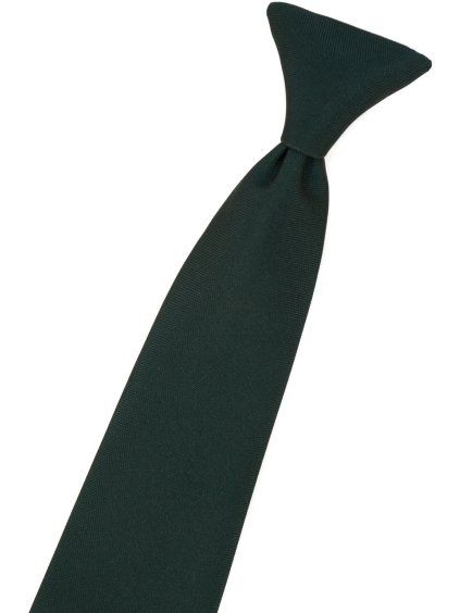 Tmavě zelená dětská kravata na gumičku
