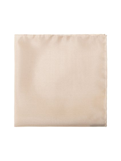 Béžový hedvábný kapesníček do saka