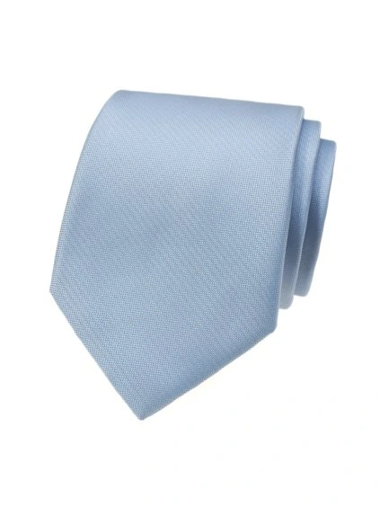 Světle modrá matnější luxusní pánská kravata
