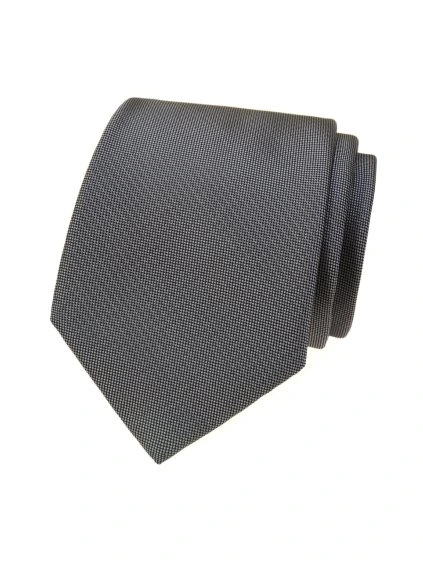 Grafitová matnější luxusní pánská kravata