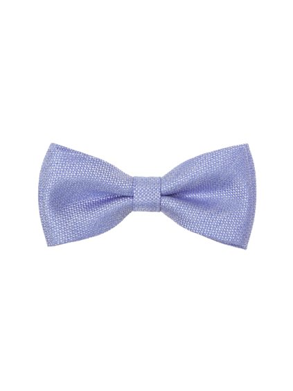 Světle modrý matnější pánský motýlek + kapesníček do saka