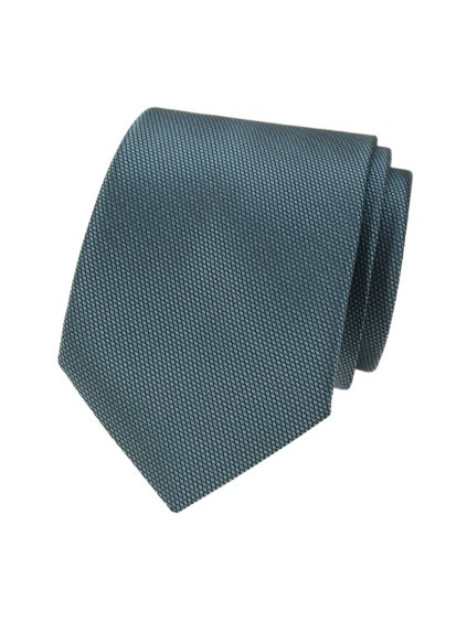 Modrá pánská kravata se vzorkem