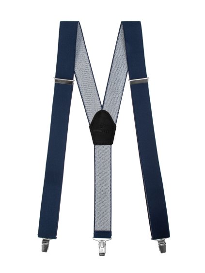 Tmavě modré široké šle