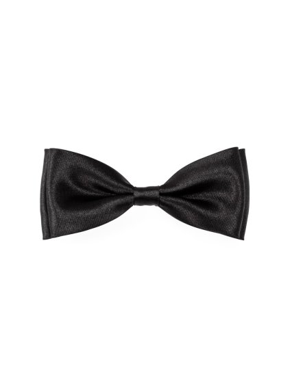 Černý lesklý pánský motýlek