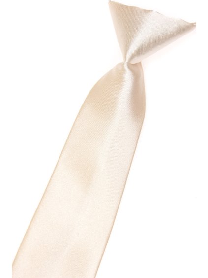 Smetanová chlapecká kravata_