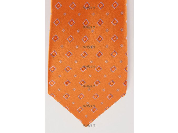 Kravata AVANTGARD 559-71014 Oranžová (Barva Oranžová, Velikost šířka 10 cm, Materiál 100% polyester)