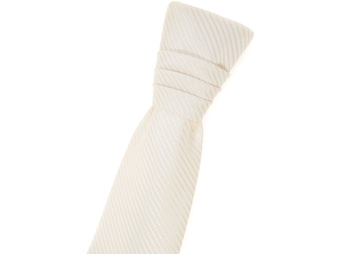 Smetanová dětská regata s nenápadnými proužky + kapesníček