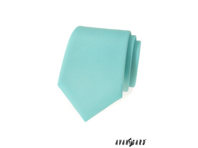 Mátová matná luxusní kravata