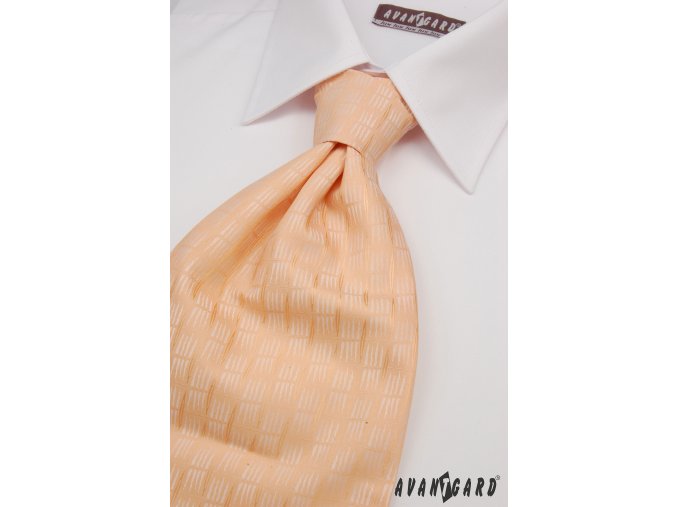 Lososová regata s přerušovanými proužky + kapesníček _