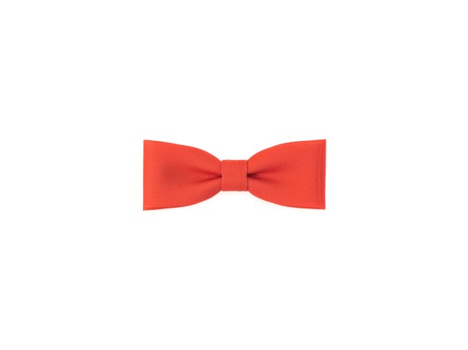 Oranžový matný pánský motýlek (10 cm)