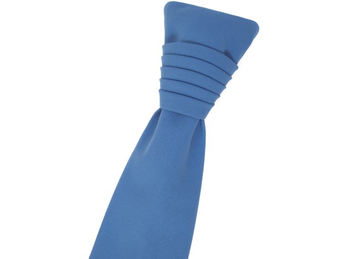 Modrá pánská regata + kapesníček do saka