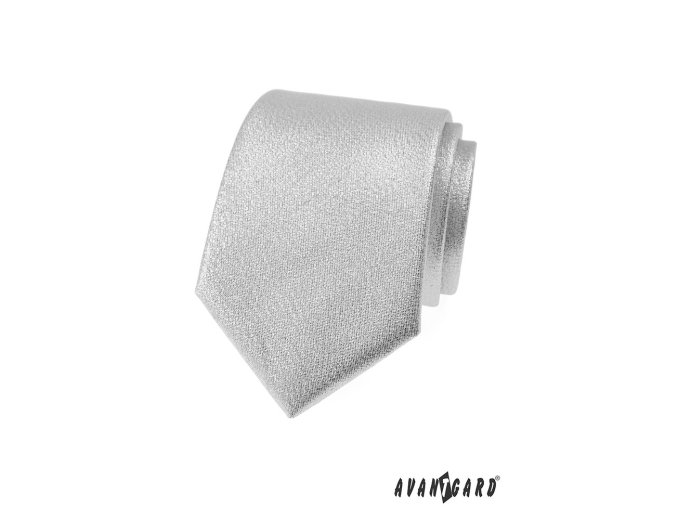 Stříbrná pánská luxusní kravata