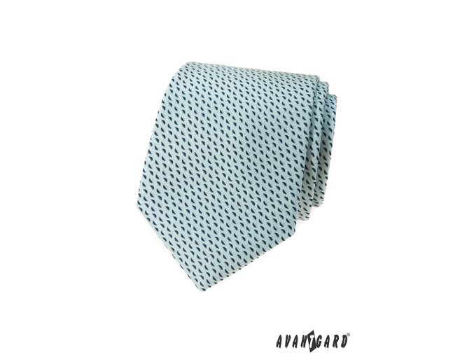 Mátová luxusní pánská kravata s půlměsíčky
