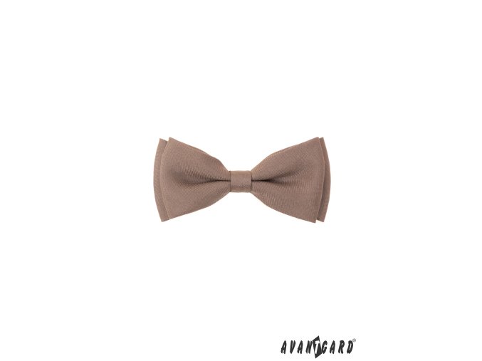 Béžový matný dětský motýlek (10 cm)