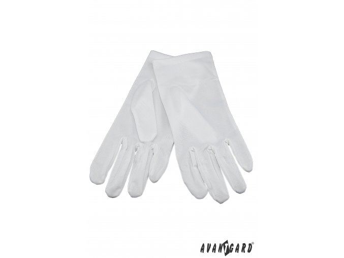 Bílé bavlněné rukavice do tanečních (UNI)