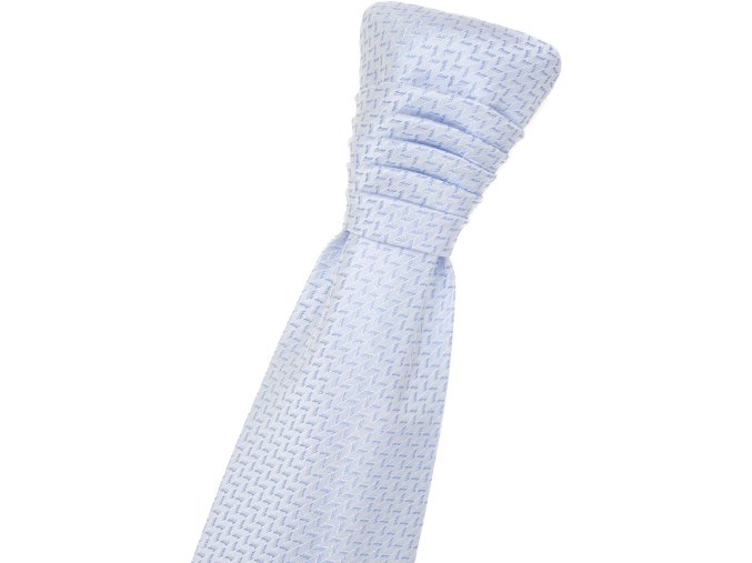 Modro-bílá pánská regata + kapesníček do saka