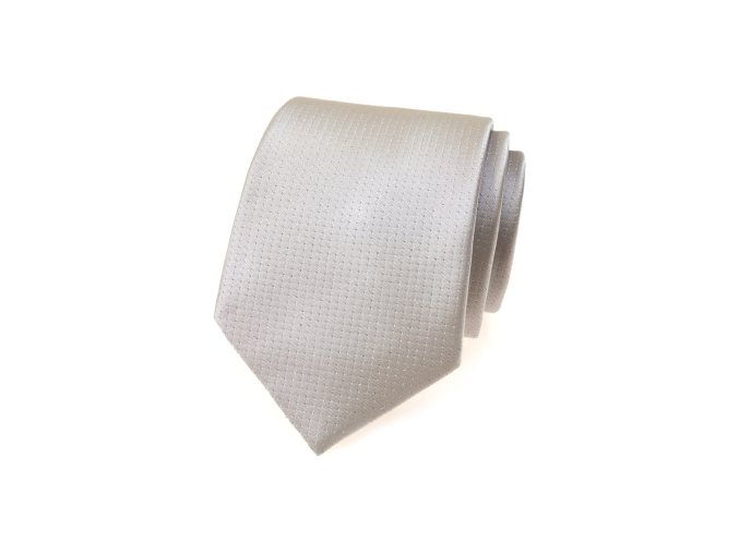 Kravata LUX 561-22308 Ivory/stříbrná
