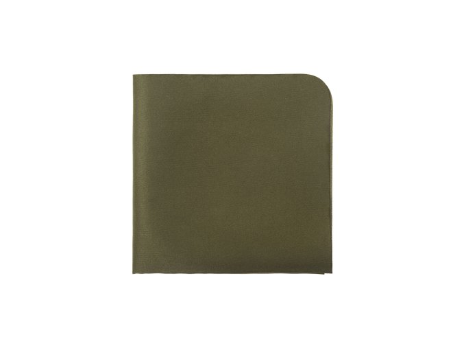 Olivově zelený matný kapesníček do saka