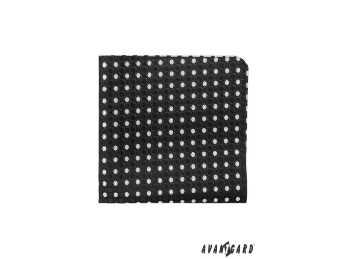 Kapesníček AVANTGARD LUX 583-1357 Černá (Barva Černá, Velikost 28x28 cm, Materiál 100% polyester)