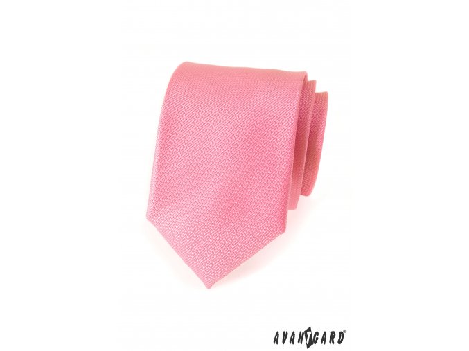 Růžová luxusní kravata_