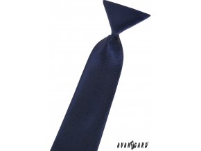 Velmi tmavě modrá chlapecká kravata
