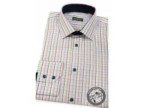 Bílá pánská SLIM FIT košile, dl. rukáv, 109-0125